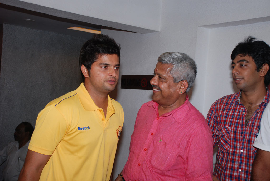 MS Dhoni watches Force Movie at Four Frames Event hd photo