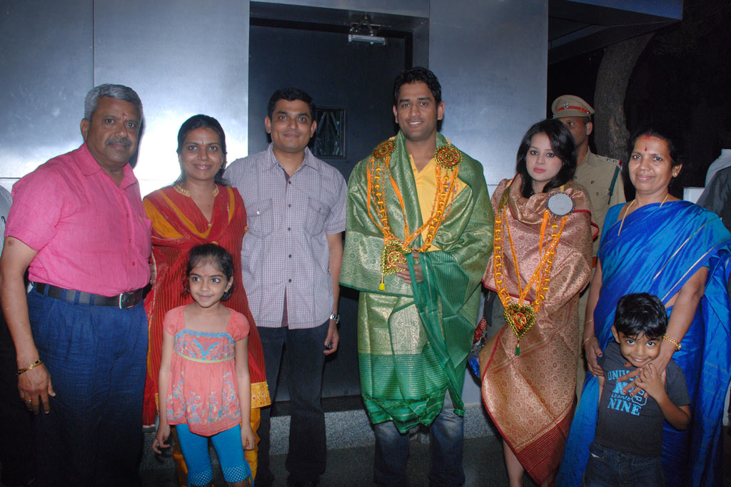 MS Dhoni watches Force Movie at Four Frames Event hd photo