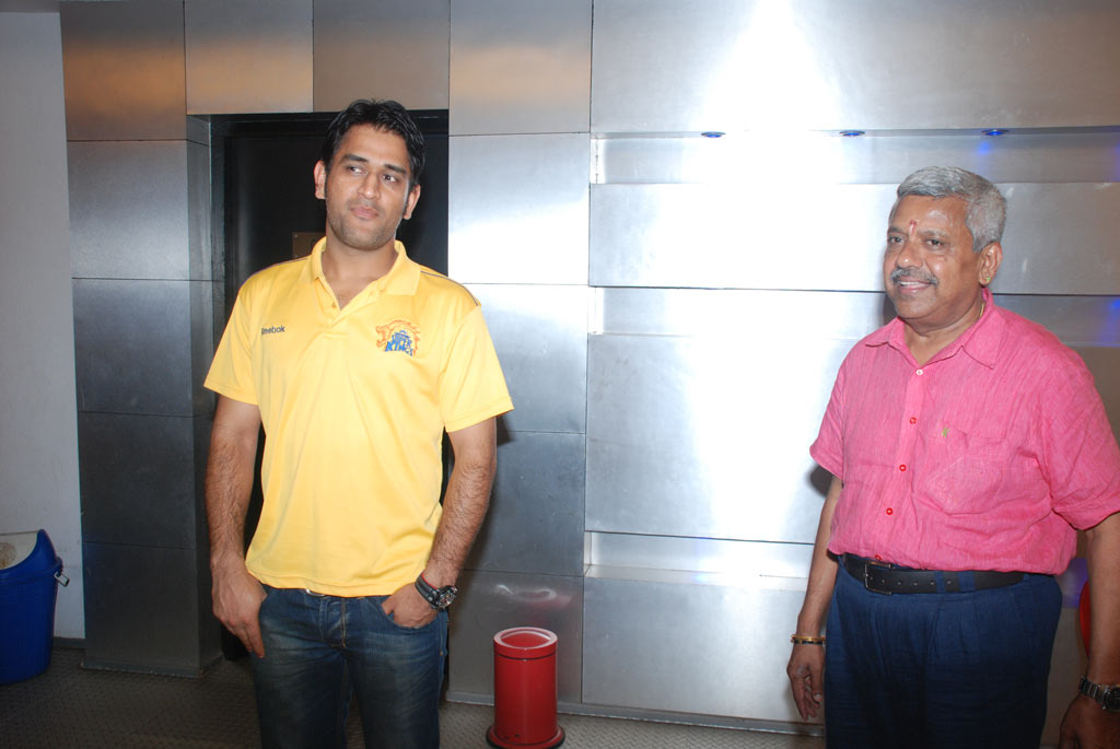 MS Dhoni watches Force Movie at Four Frames Event hd photo