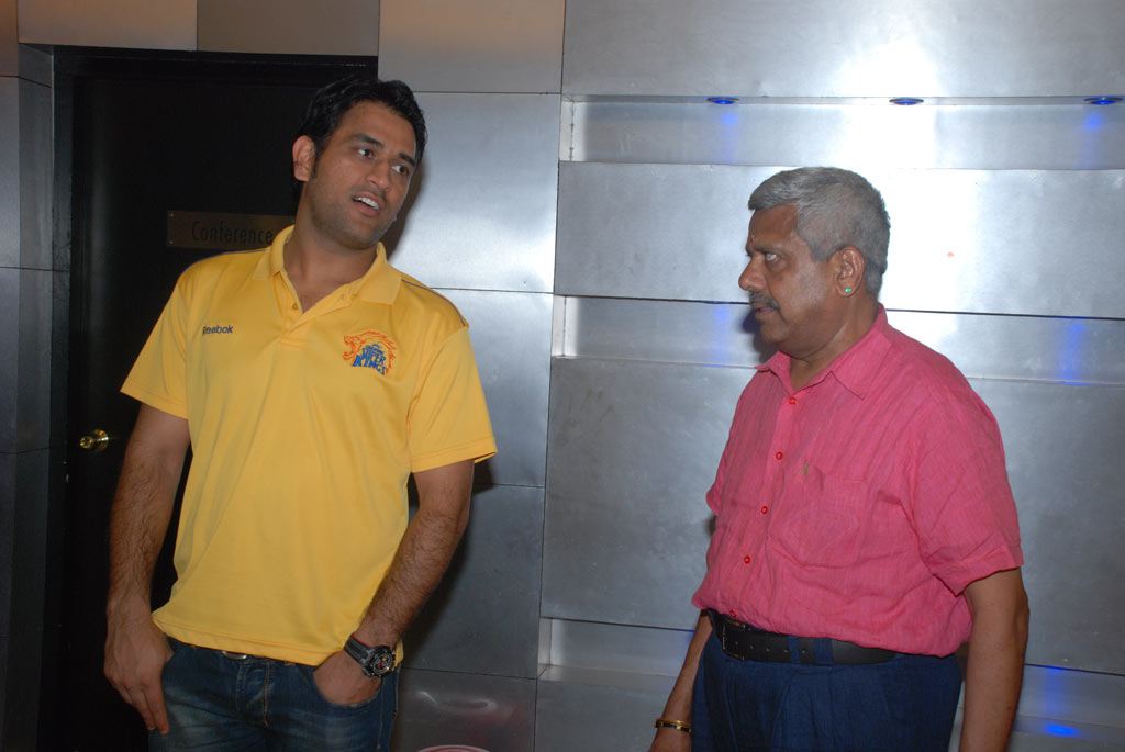 MS Dhoni watches Force Movie at Four Frames Event hd photo