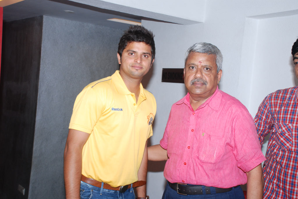 MS Dhoni watches Force Movie at Four Frames Event hd photo