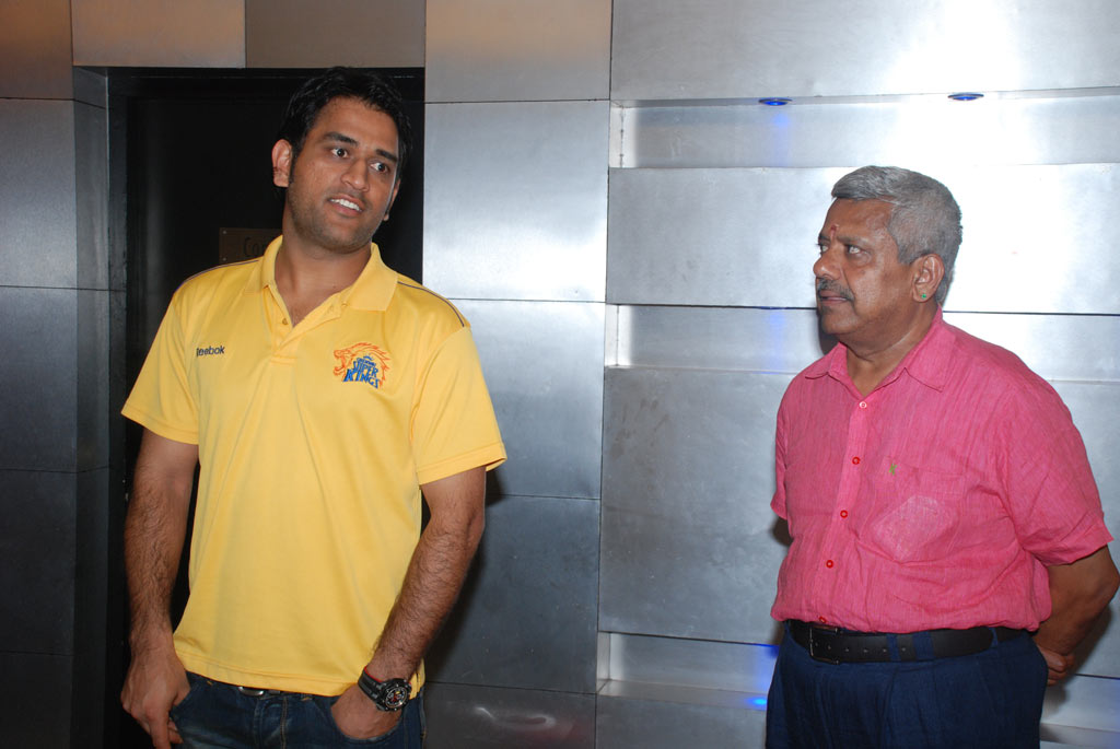 MS Dhoni watches Force Movie at Four Frames Event hd photo