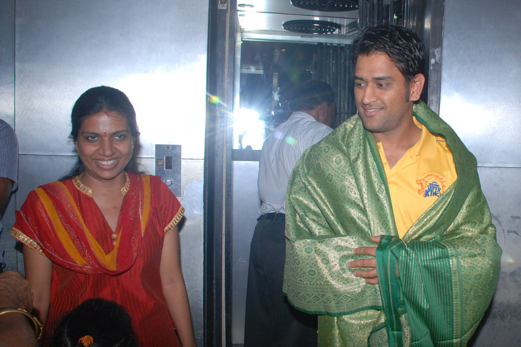 MS Dhoni watches Force Movie at Four Frames Event hd photo