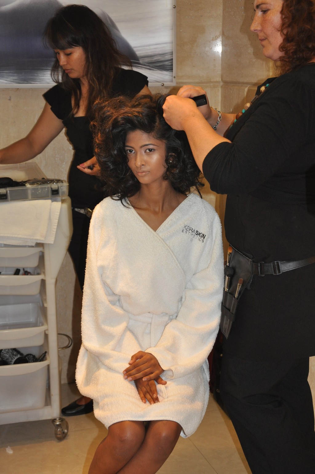 International Make up Artist Jasmine Laura at PAGE 3 Event hd photo