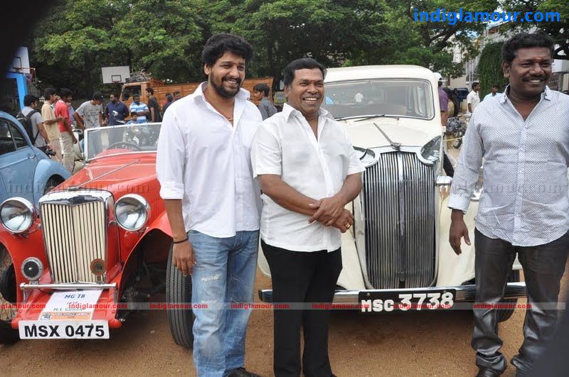 Vidharth, Karunas, Mayilsamy Heritage Car Rally Photos  Event hd photo