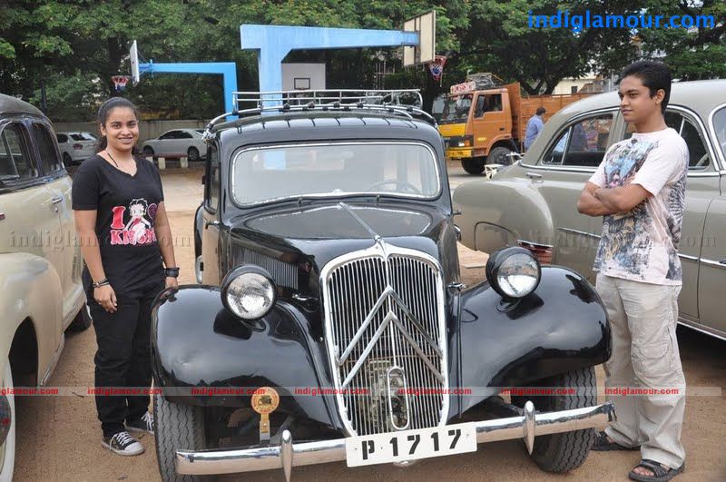 Vidharth, Karunas, Mayilsamy Heritage Car Rally Photos  Event hd photo