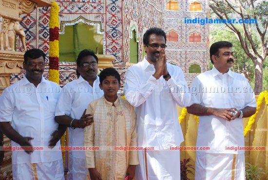 Arun Pandian cousin Reception Stills Event hd photo