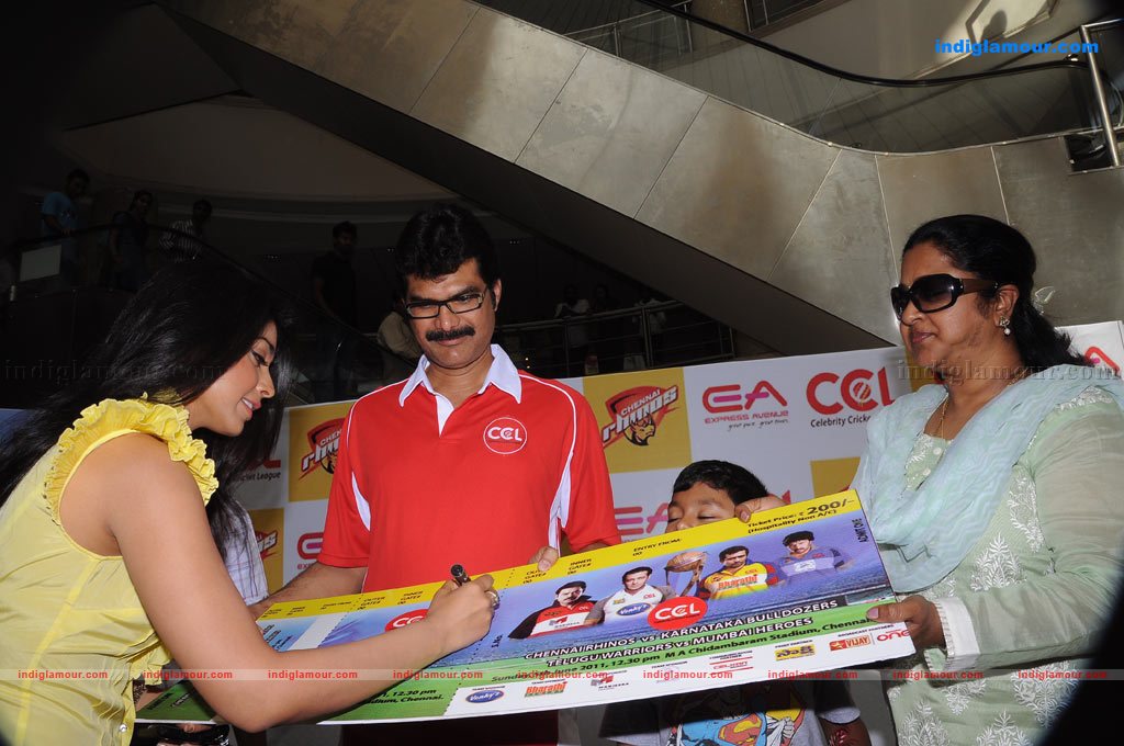 Shriya Saran at CCL Events Stills Event hd photo