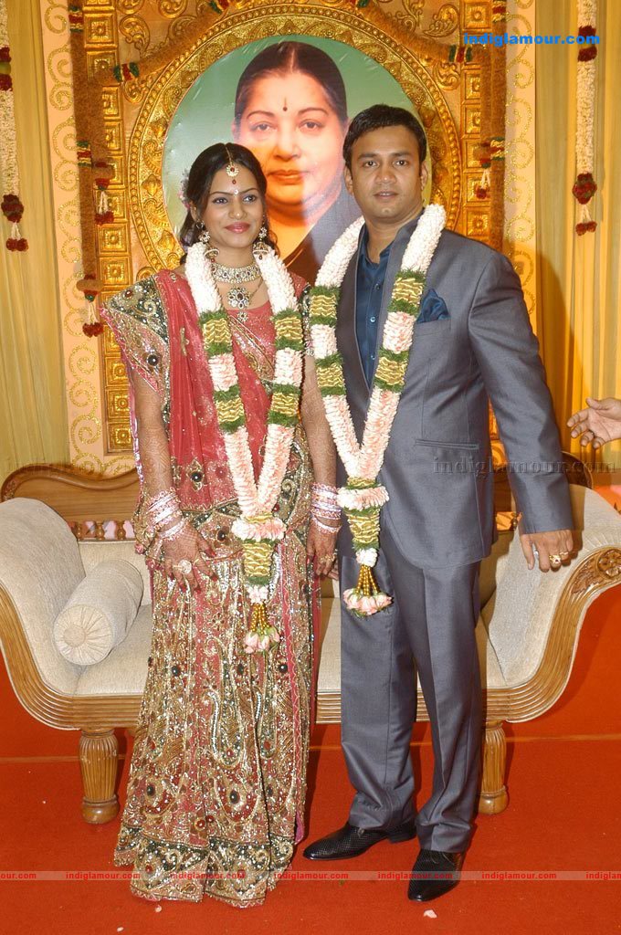 Actor Radharavi son wedding reception stills Event hd photo