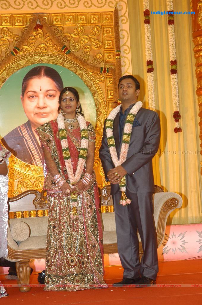 Actor Radharavi son wedding reception stills Event hd photo