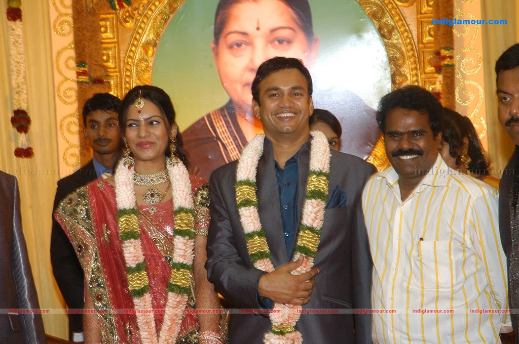 Actor Radharavi son wedding reception stills Event hd photo