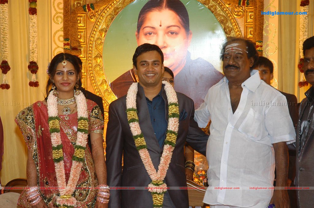 Actor Radharavi son wedding reception stills Event hd photo