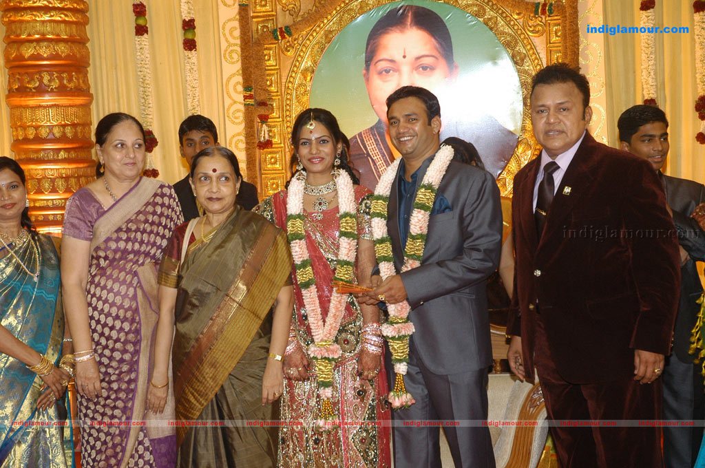 Actor Radharavi son wedding reception stills Event hd photo