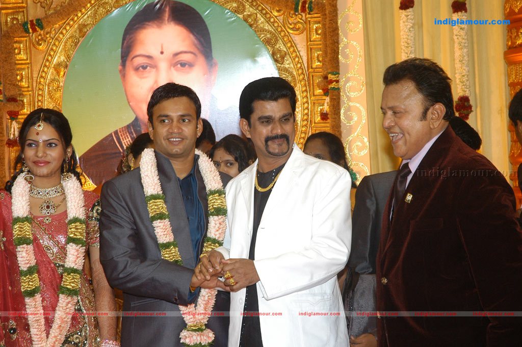Actor Radharavi son wedding reception stills Event hd photo