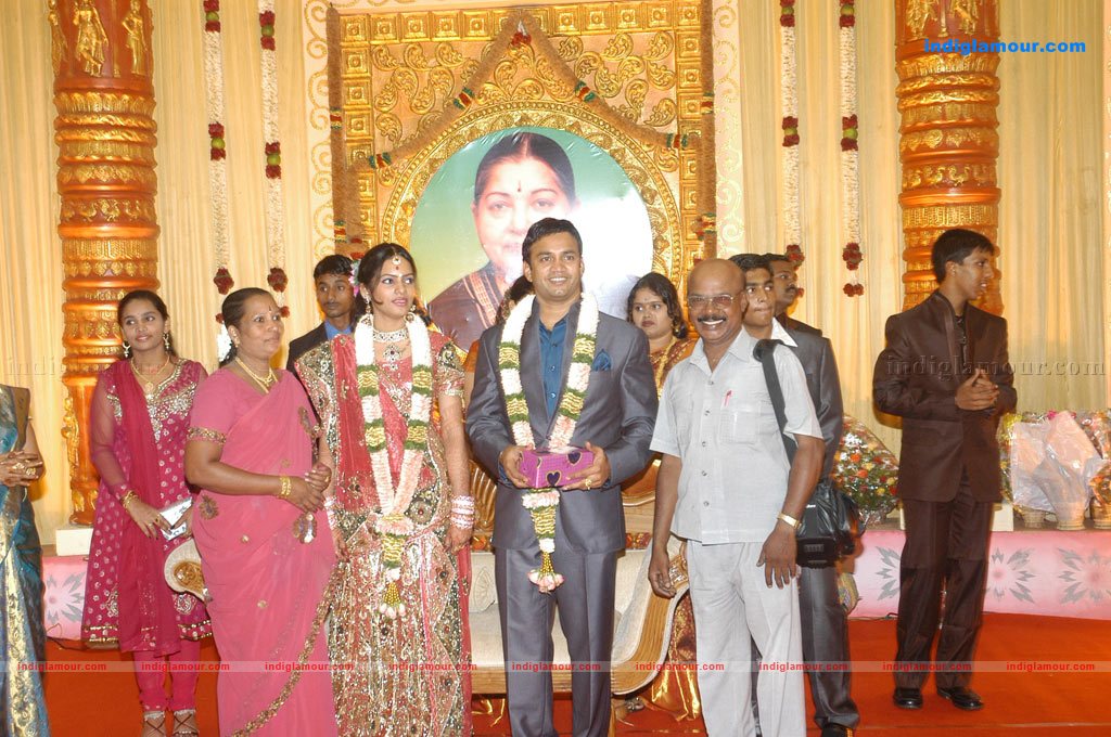 Actor Radharavi son wedding reception stills Event hd photo