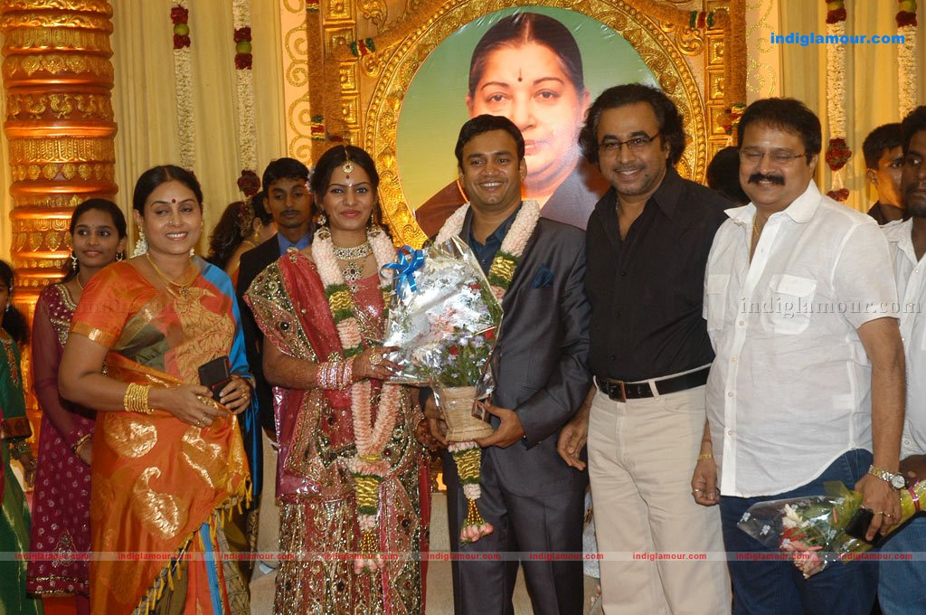 Actor Radharavi son wedding reception stills Event hd photo