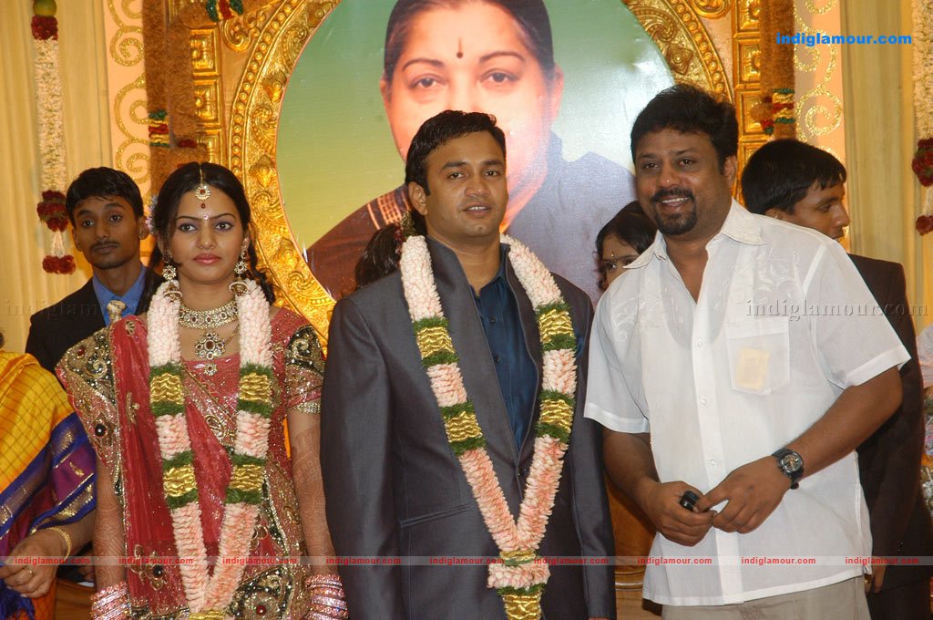 Actor Radharavi son wedding reception stills Event hd photo