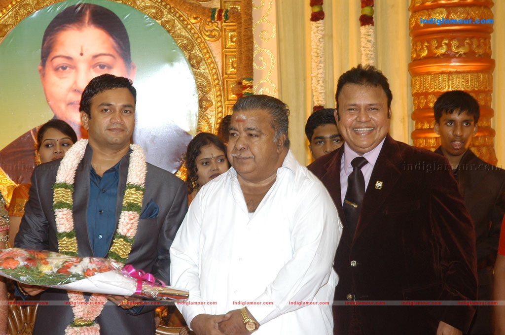 Actor Radharavi son wedding reception stills Event hd photo