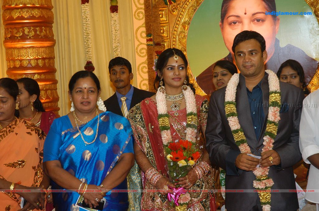 Actor Radharavi son wedding reception stills Event hd photo
