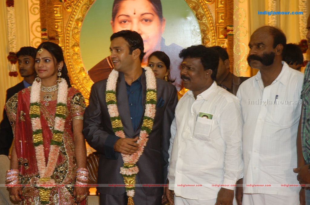 Actor Radharavi son wedding reception stills Event hd photo