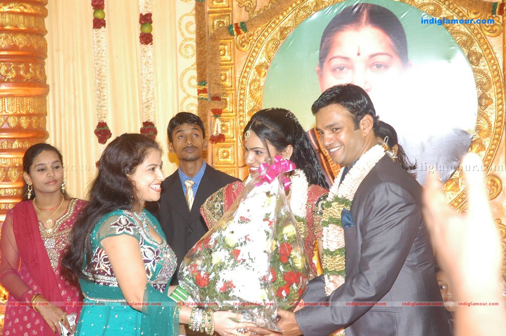 Actor Radharavi son wedding reception stills Event hd photo
