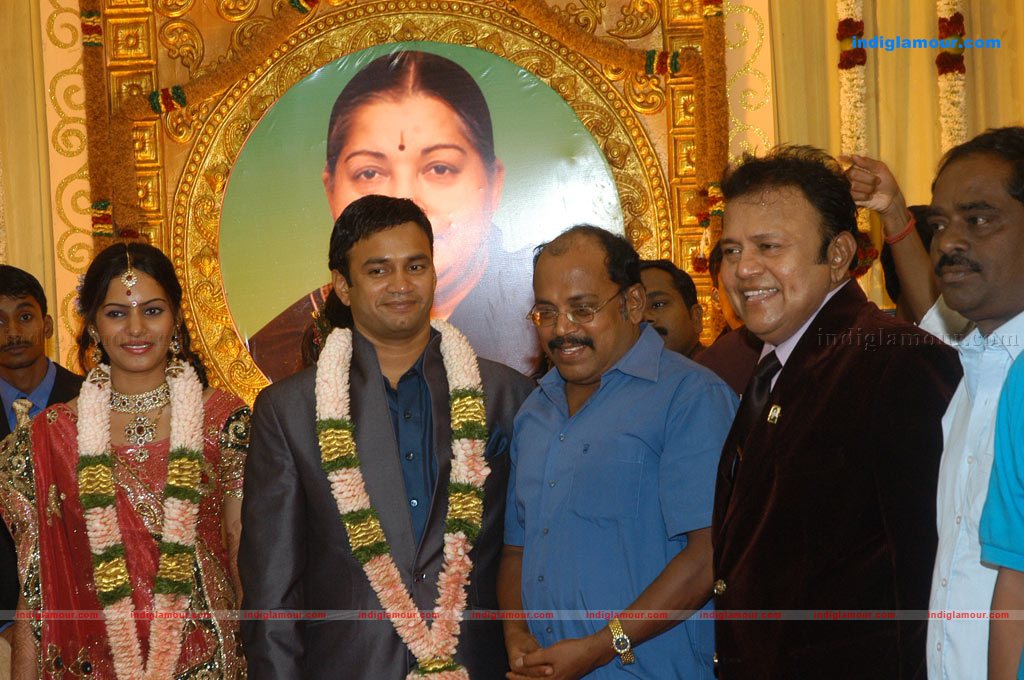 Actor Radharavi son wedding reception stills Event hd photo