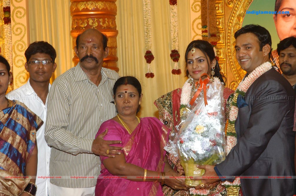 Actor Radharavi son wedding reception stills Event hd photo