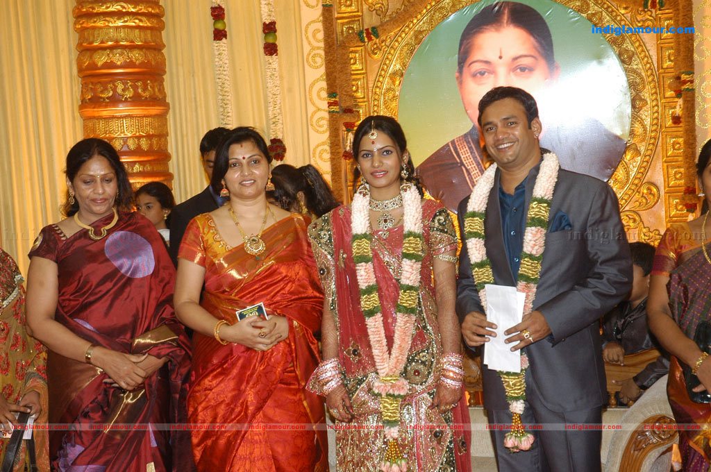 Actor Radharavi son wedding reception stills Event hd photo
