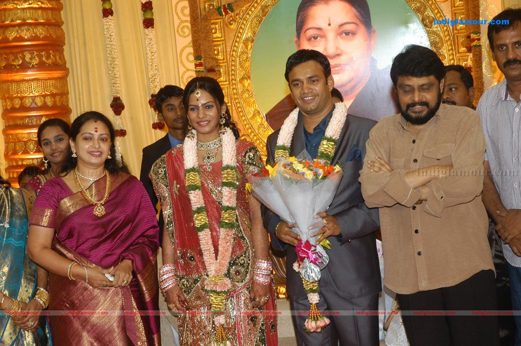 Actor Radharavi son wedding reception stills Event hd photo