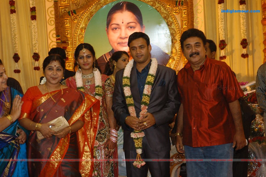 Actor Radharavi son wedding reception stills Event hd photo