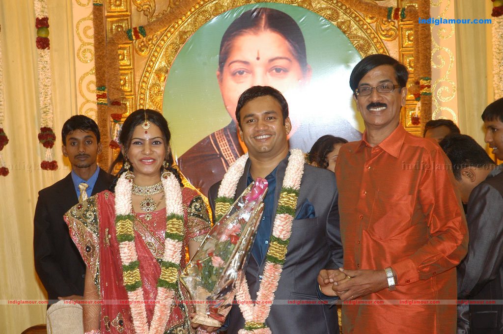 Actor Radharavi son wedding reception stills Event hd photo