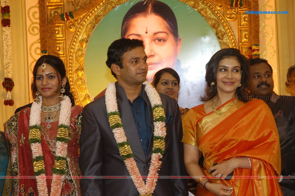Actor Radharavi son wedding reception stills Event hd photo