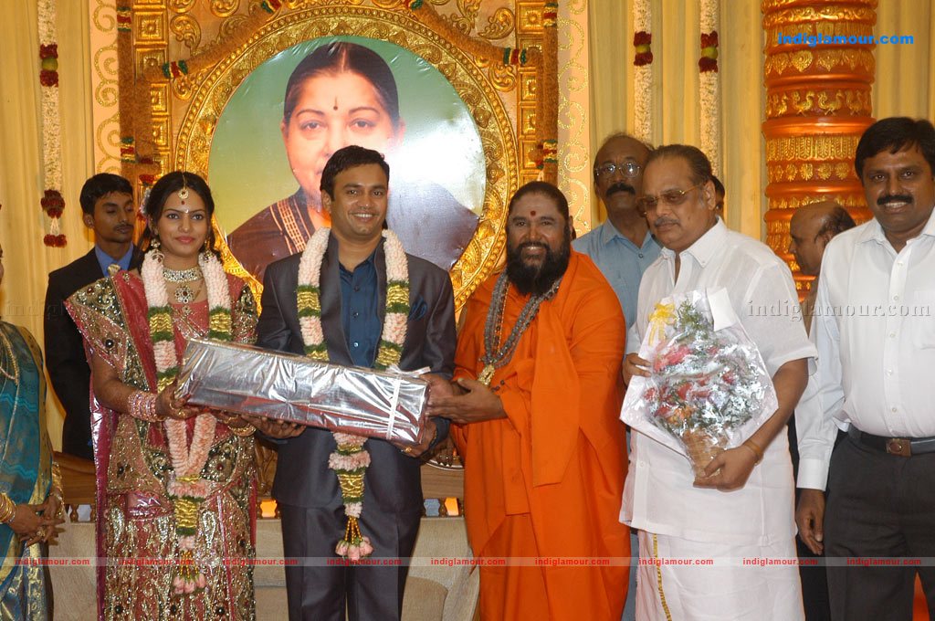 Actor Radharavi son wedding reception stills Event hd photo