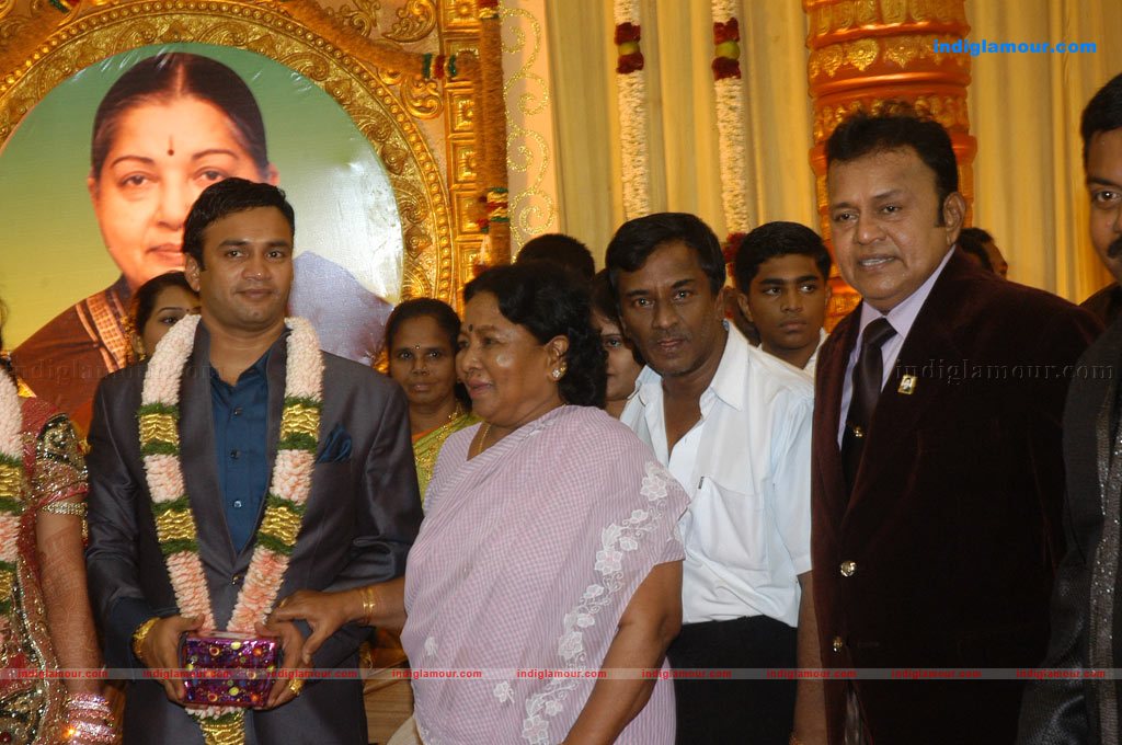 Actor Radharavi son wedding reception stills Event hd photo