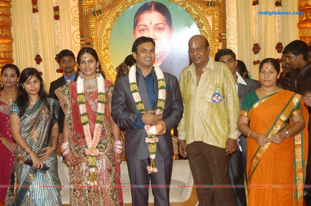 Actor Radharavi son wedding reception stills Event hd photo