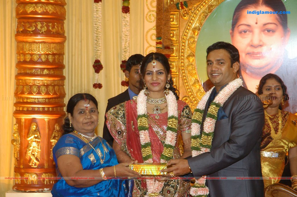 Actor Radharavi son wedding reception stills Event hd photo