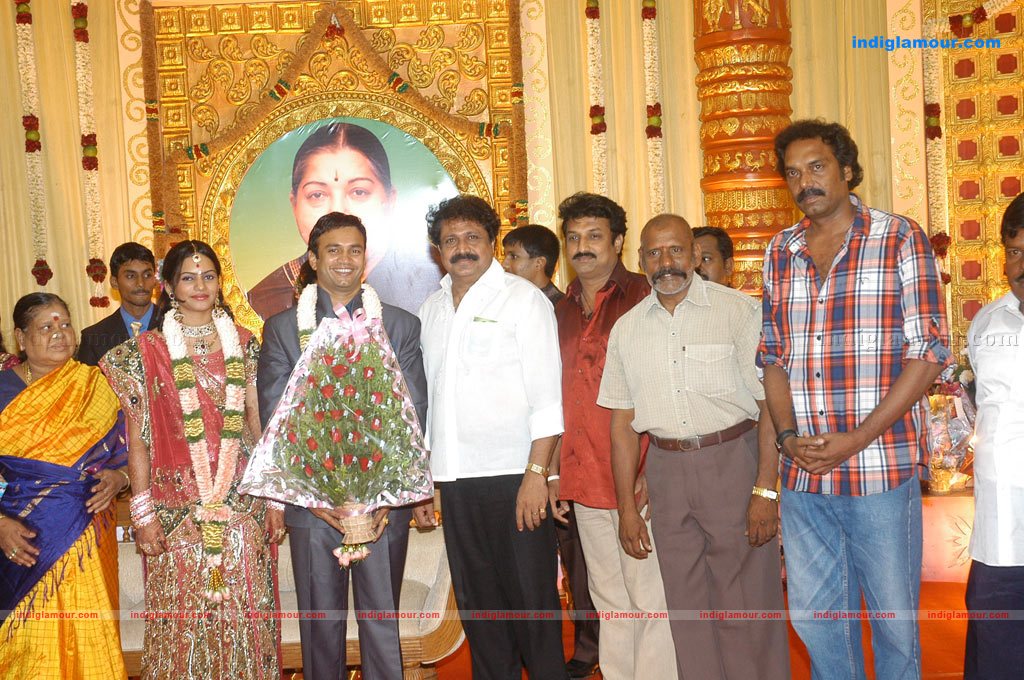 Actor Radharavi son wedding reception stills Event hd photo