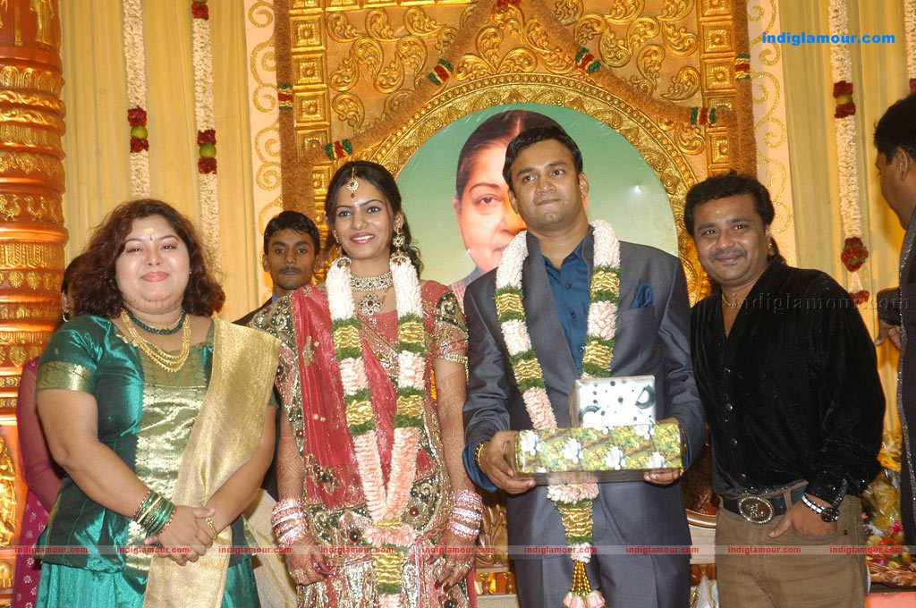 Actor Radharavi son wedding reception stills Event hd photo