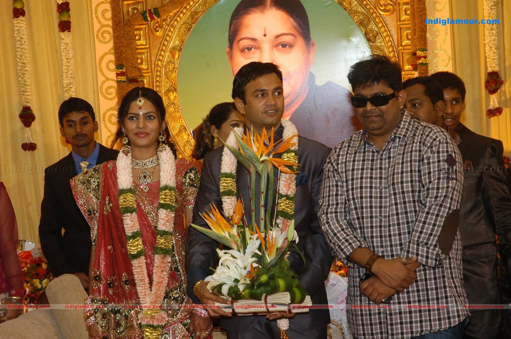 Actor Radharavi son wedding reception stills Event hd photo