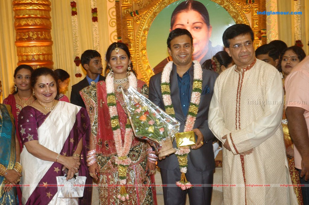 Actor Radharavi son wedding reception stills Event hd photo