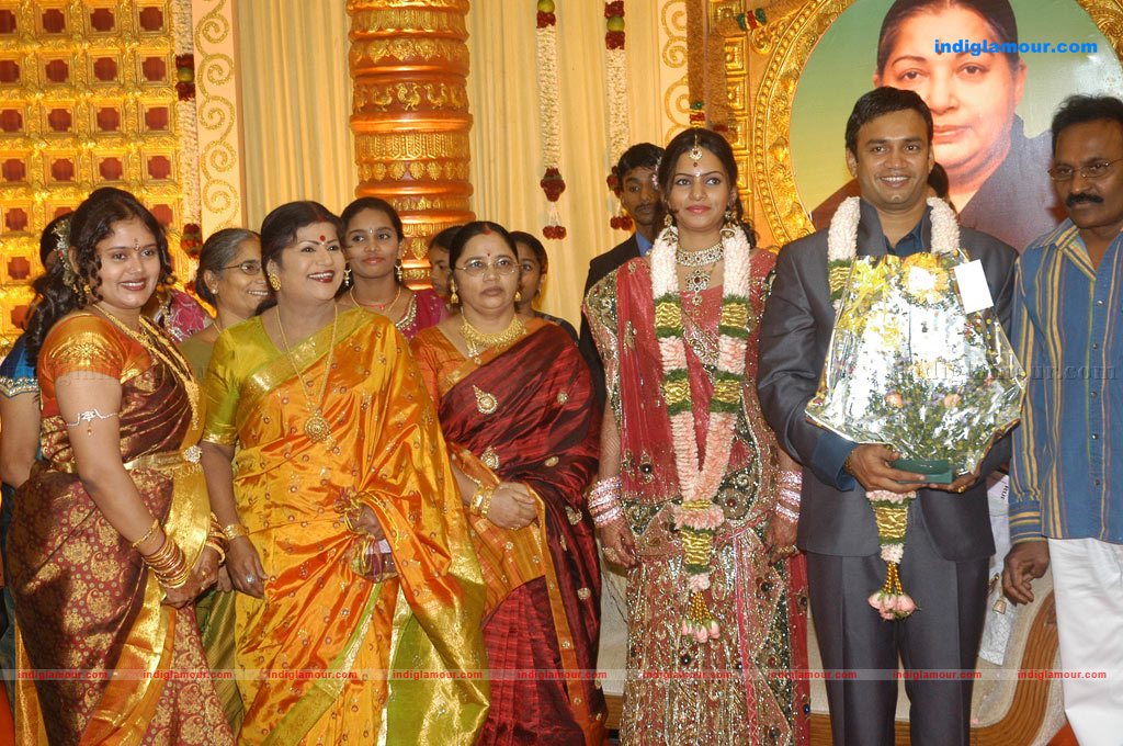 Actor Radharavi son wedding reception stills Event hd photo