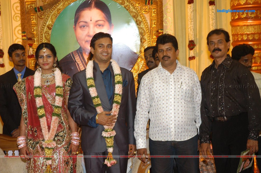 Actor Radharavi son wedding reception stills Event hd photo