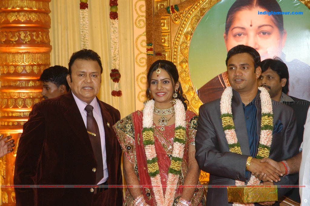 Actor Radharavi son wedding reception stills Event hd photo
