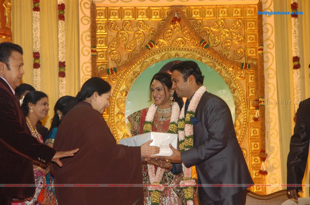 Actor Radharavi son wedding reception stills Event hd photo