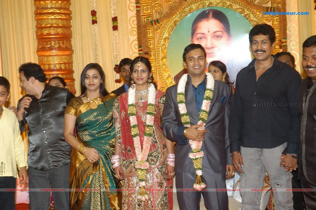 Actor Radharavi son wedding reception stills Event hd photo