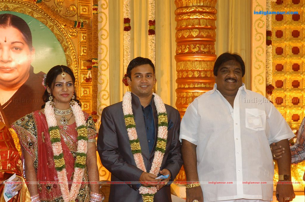 Actor Radharavi son wedding reception stills Event hd photo