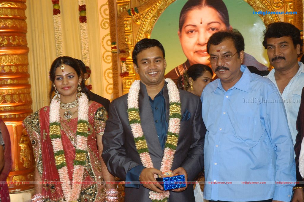 Actor Radharavi son wedding reception stills Event hd photo