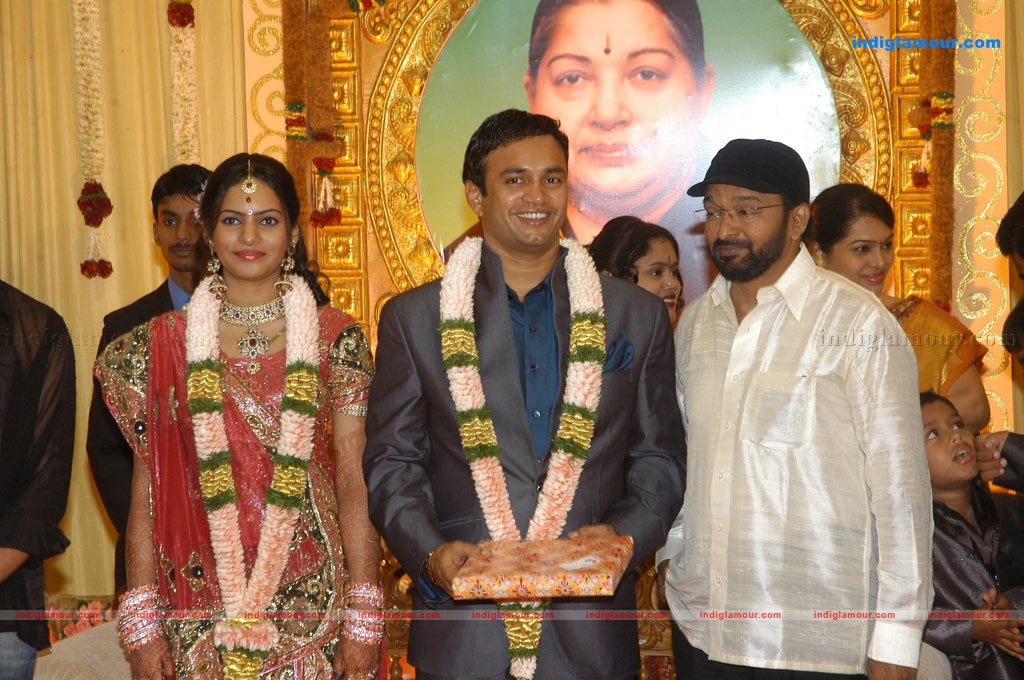 Actor Radharavi son wedding reception stills Event hd photo
