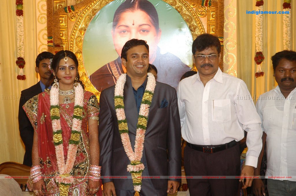 Actor Radharavi son wedding reception stills Event hd photo