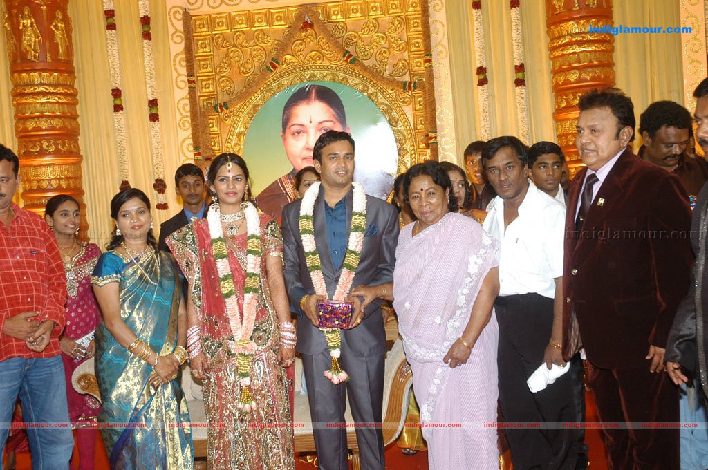 Actor Radharavi son wedding reception stills Event hd photo